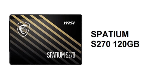 Ổ cứng SSD MSI SPATIUM S270 120GB SATA 2.5