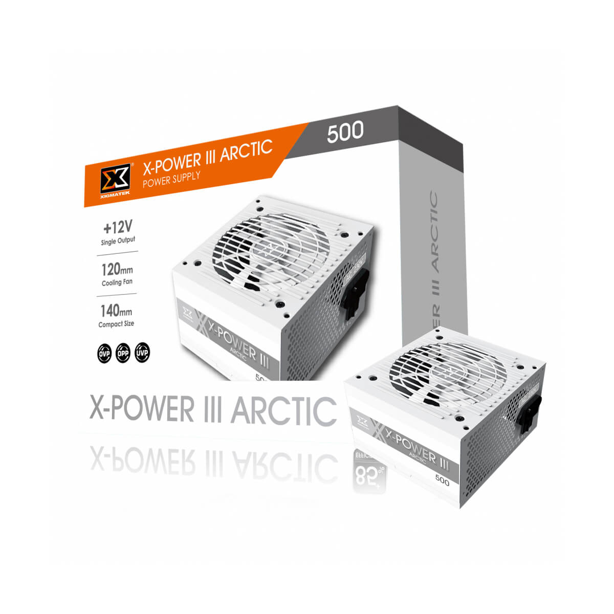 Nguồn XIGMATEK X-POWER III X-500 ARTIC