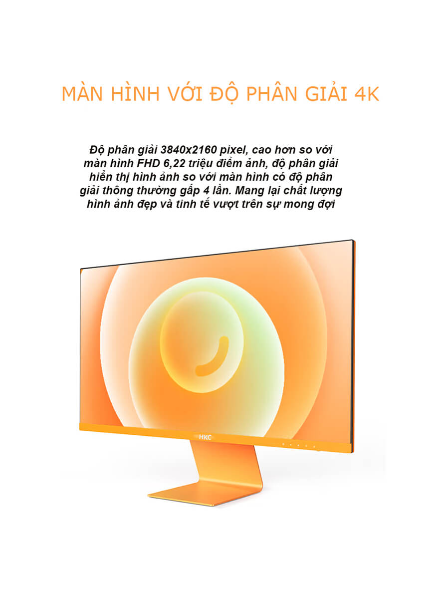 Màn hình với độ phân giải 4K