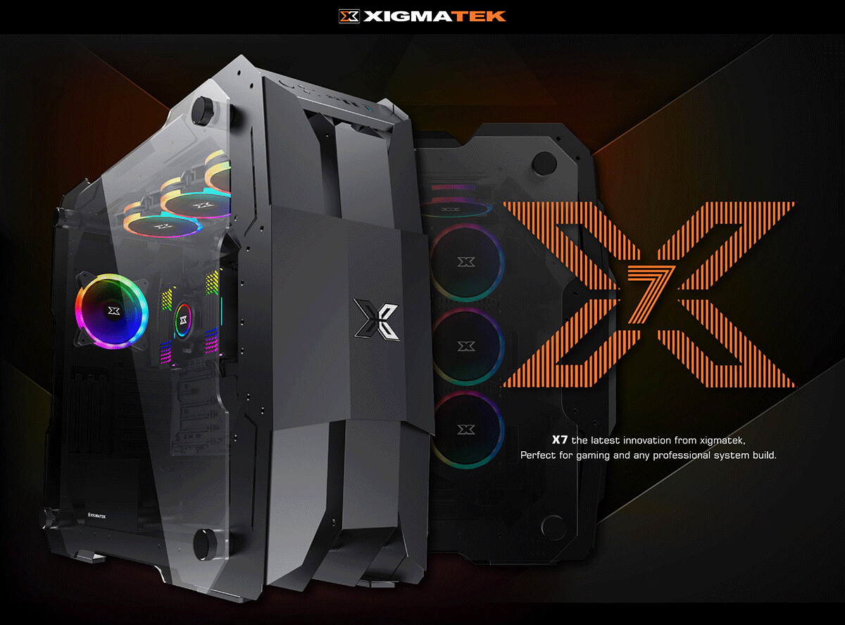 Case XIGMATEK X7 BLACK (EN46218) 