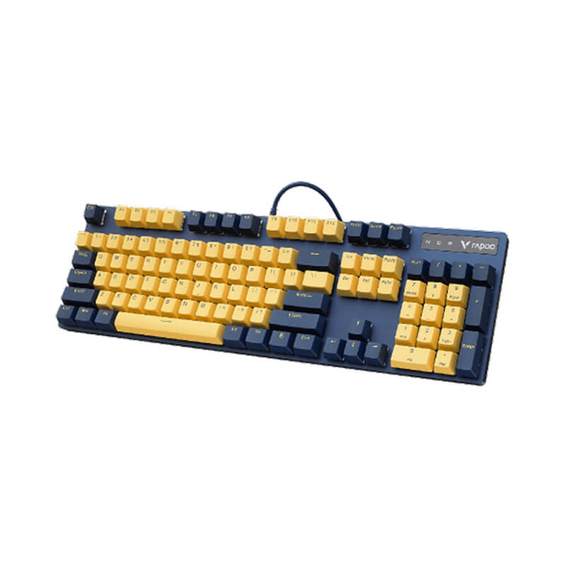 Bàn Phím Cơ Rapoo V500 Pro Yellow Blue (Brown switch)