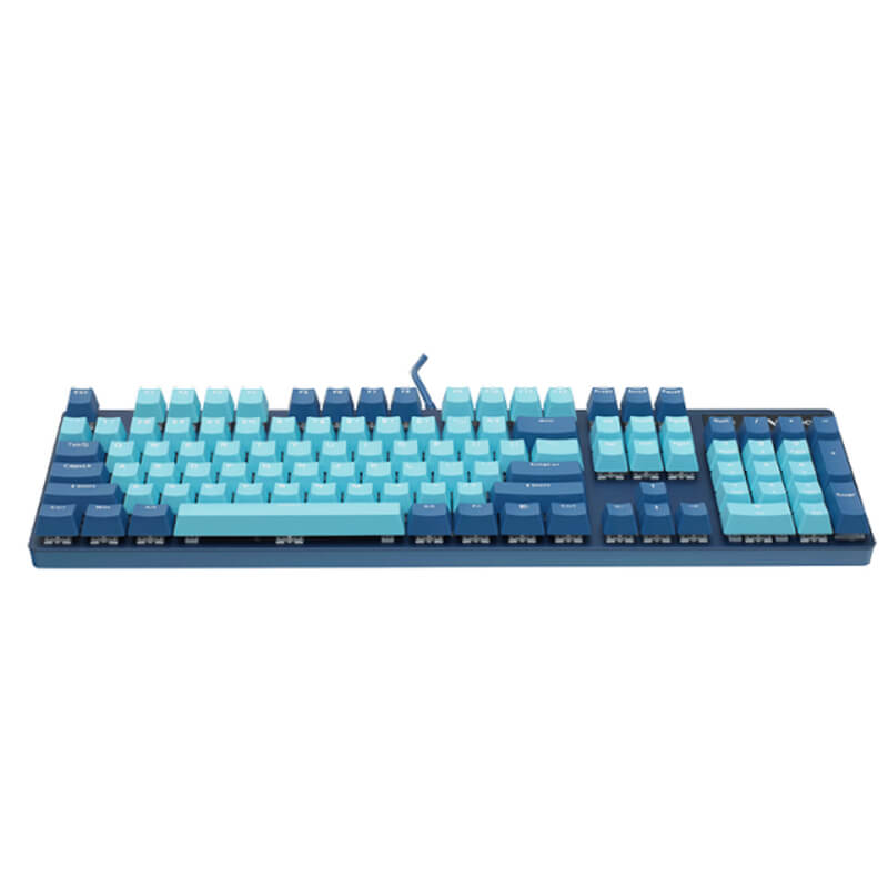 Bàn phím Rapoo V500 Pro Cyan Blue (Brown switch)