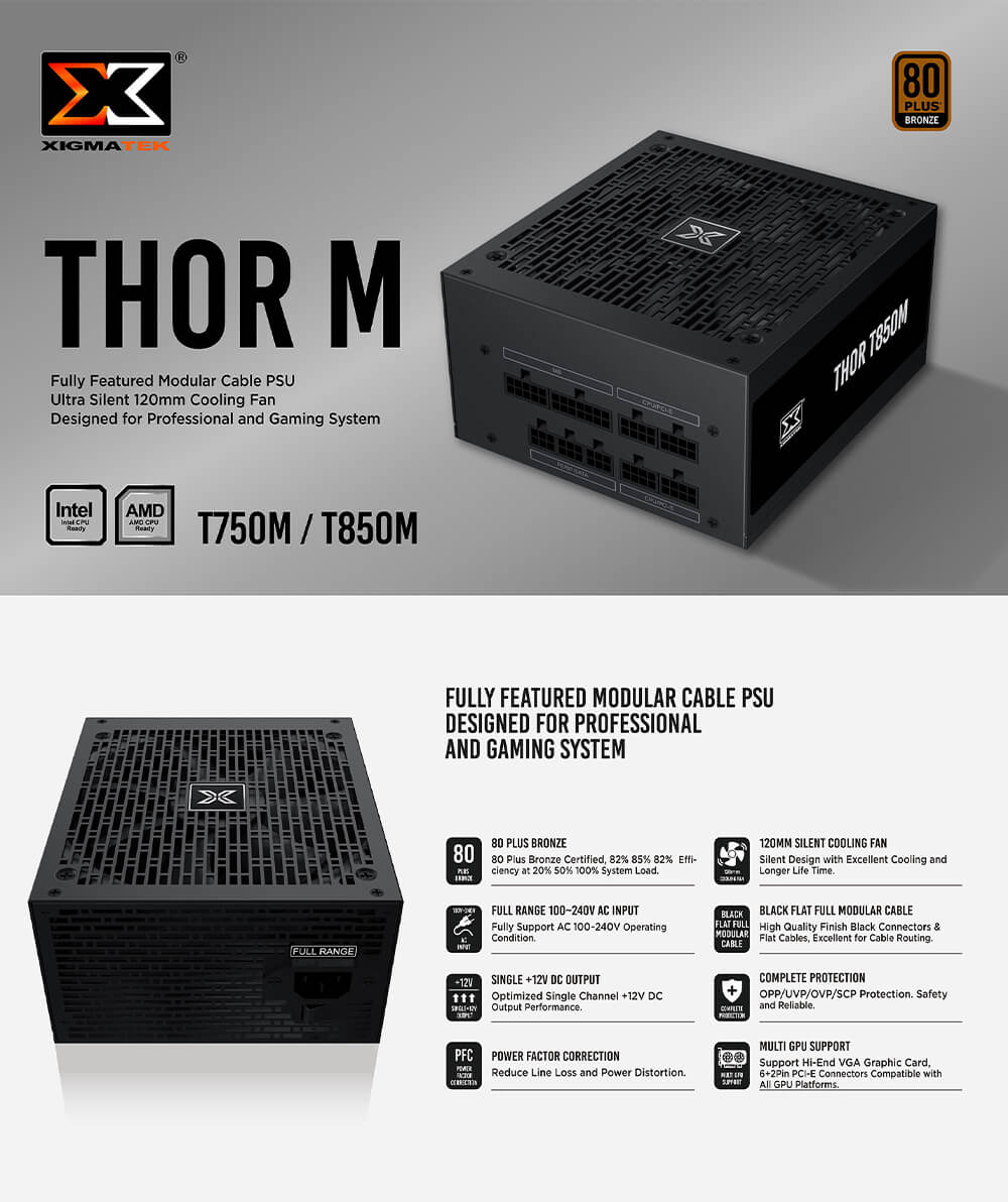 Nguồn XIGMATEK THOR T850M