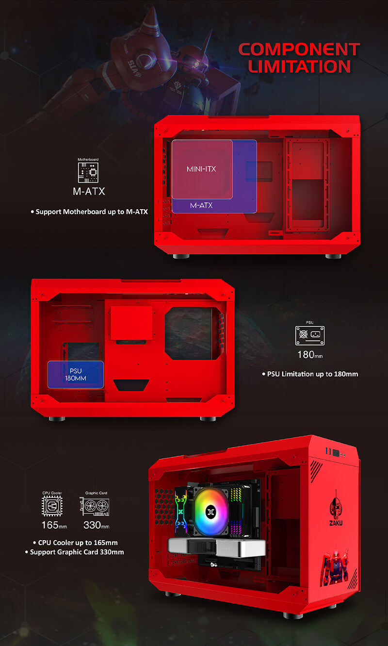 case XIGMATEK X3 ZAKU