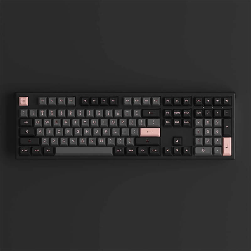 Bàn phím cơ AKKO MonsGeek MG108 Black&Pink