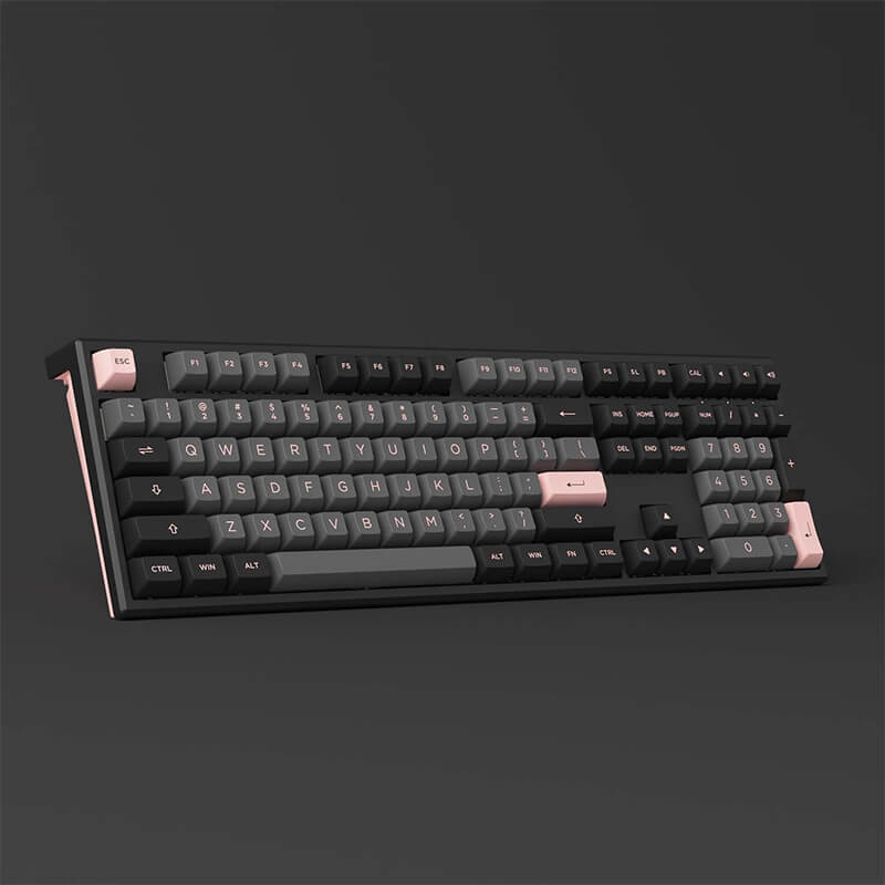 Bàn phím cơ AKKO MonsGeek MG108 Black&Pink