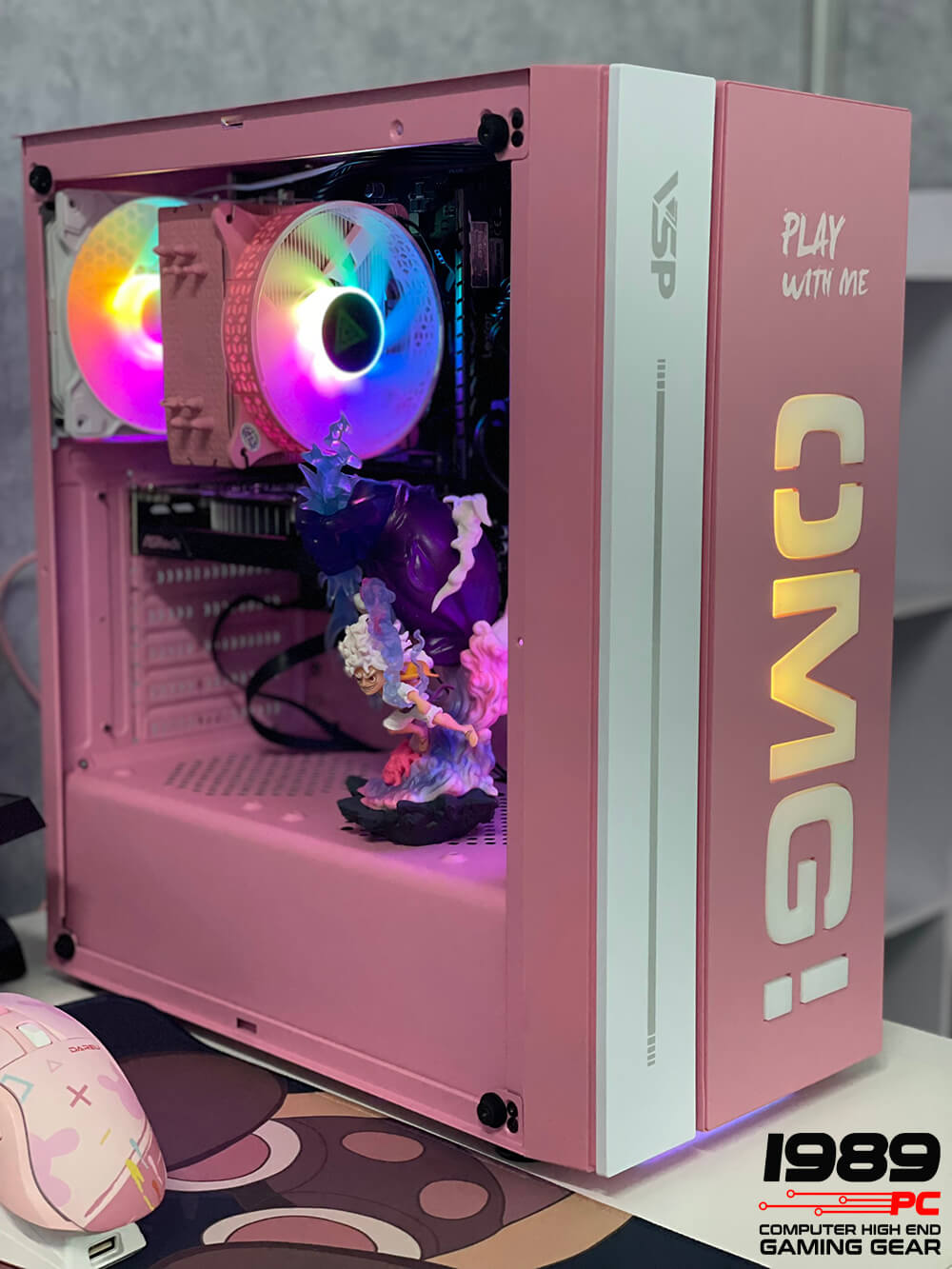 Case VSP GAME OMG-II PINK MID TOWER