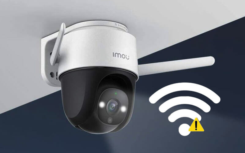 Camera không kết nối được với wifi