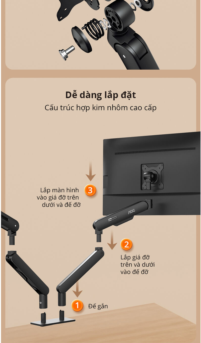 Dễ dàng lắp đặt